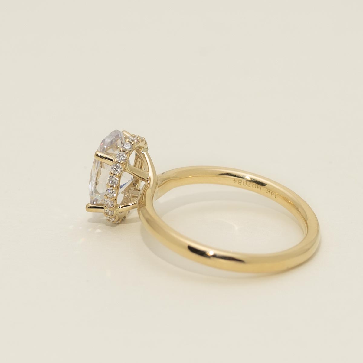 Diamond Engagement Ring Setting in 14kt Yellow Gold (1/7ct tw)