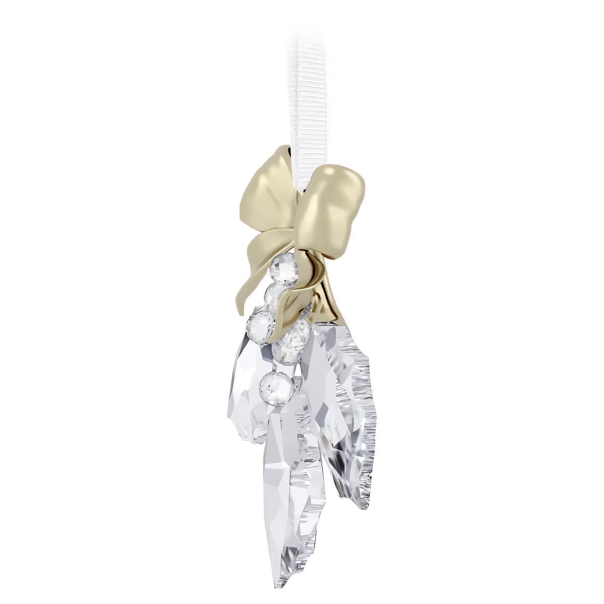 Swarovski Crystal Holiday Magic Holly Leaves Ornament