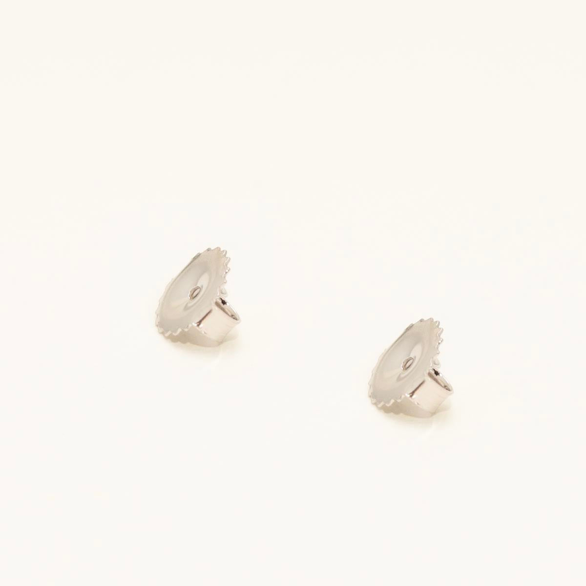 Green Diamond Halo Earrings in 14kt White Gold (1ct tw)