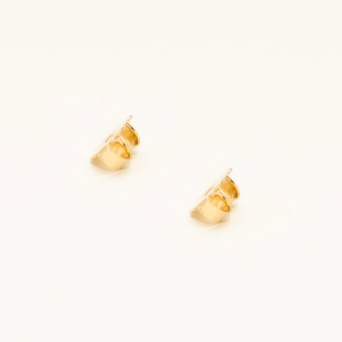 Green Diamond Stud Earrings in 14kt Yellow Gold (3/4ct tw)