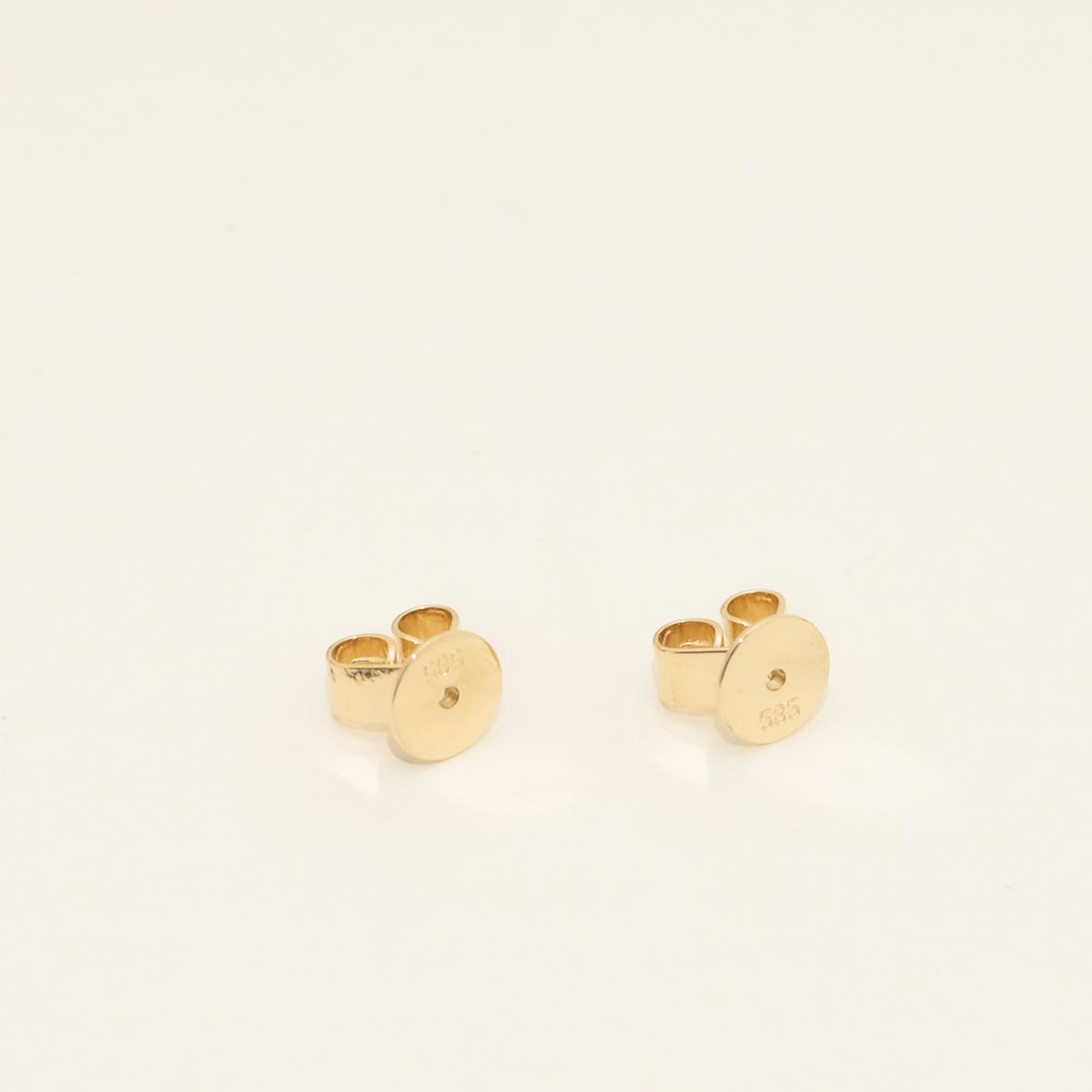 Swiss Blue Topaz Drop Earrings in 14kt Yellow Gold
