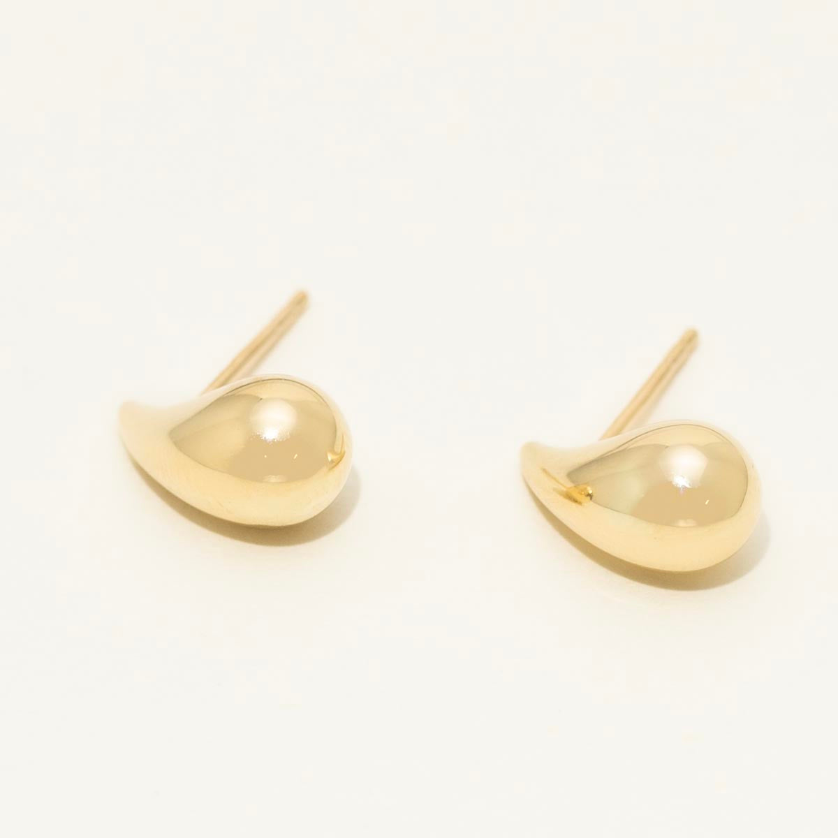 Raindrop Earrings in 14kt Yellow Gold (13mm)