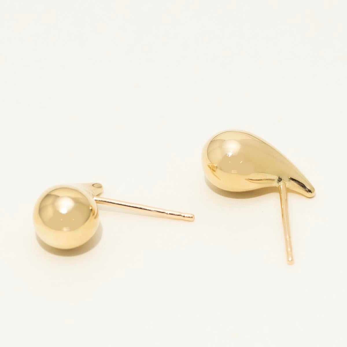 Raindrop Earrings in 14kt Yellow Gold (13mm)