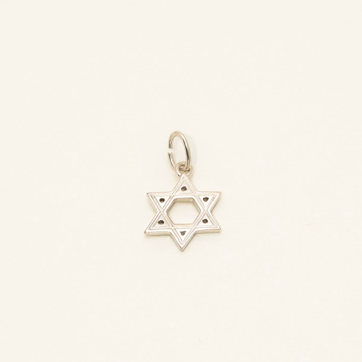 Star of David Charm in Sterling Silver
