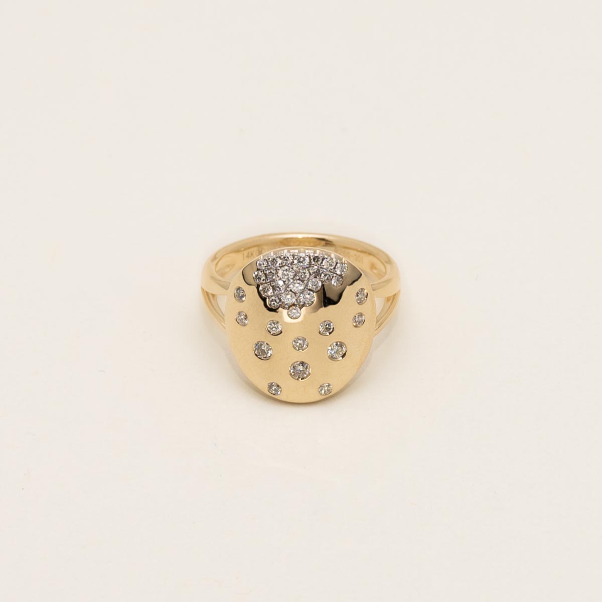 Diamond Fashion Ring in 14kt Yellow and White Gold (3/8ct tw)