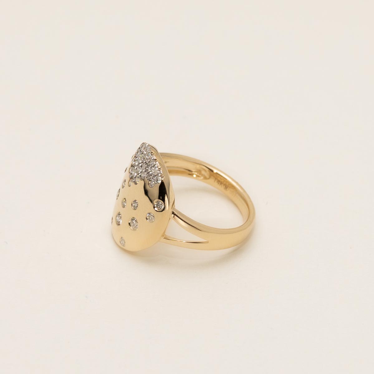 Diamond Fashion Ring in 14kt Yellow and White Gold (3/8ct tw)