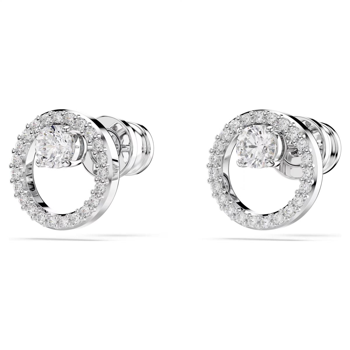 Swarovski Crystal Constella Circle Stud Earrings