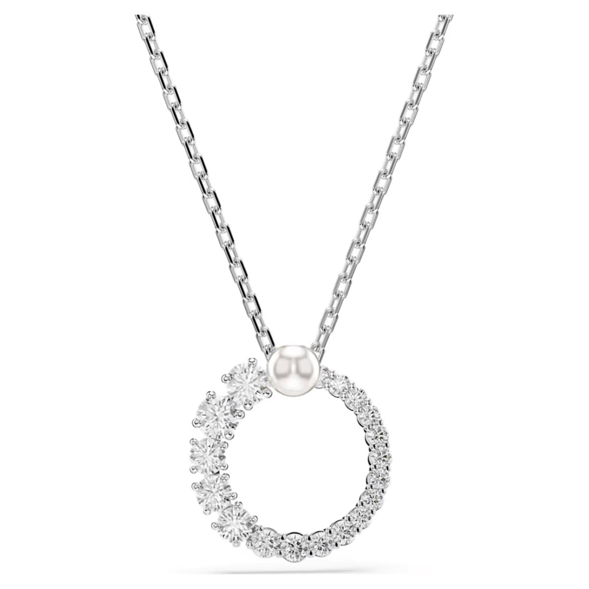 Swarovski Matrix Crystal Pearl Necklace