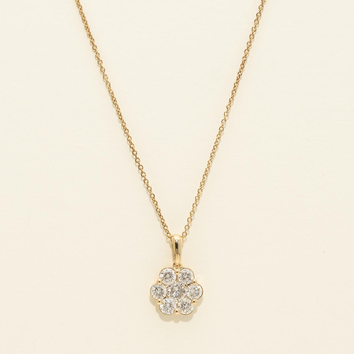 Diamond Fashion Necklace in 10kt Yellow Gold (1ct tw)