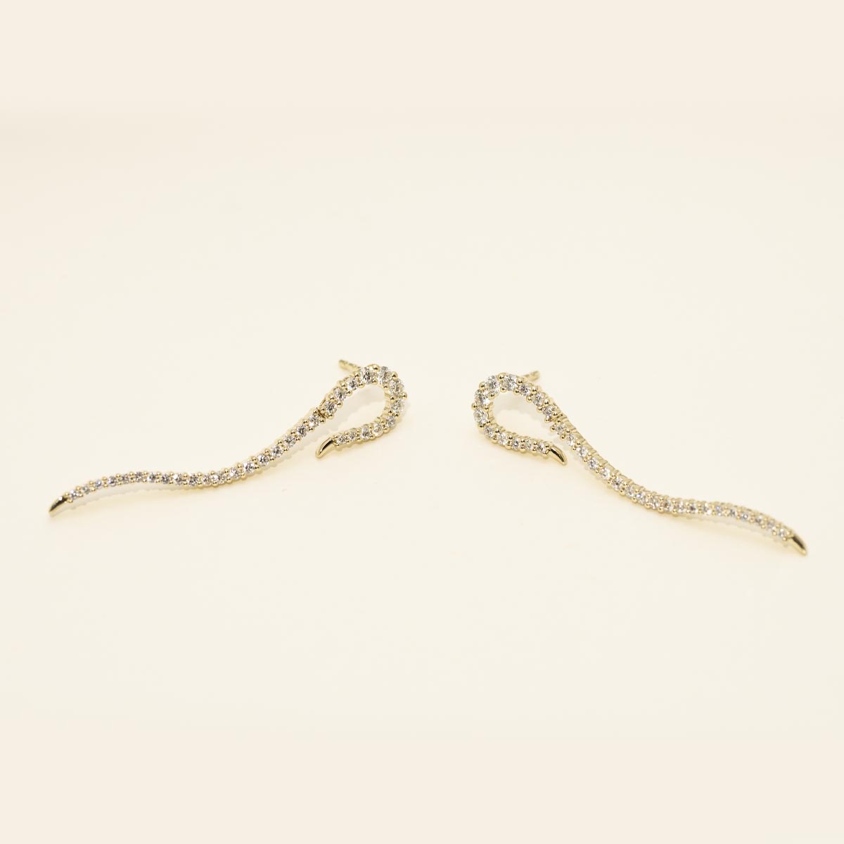 Dabakarov Diamond Drop Earrings in 14kt Yellow Gold (1ct tw)