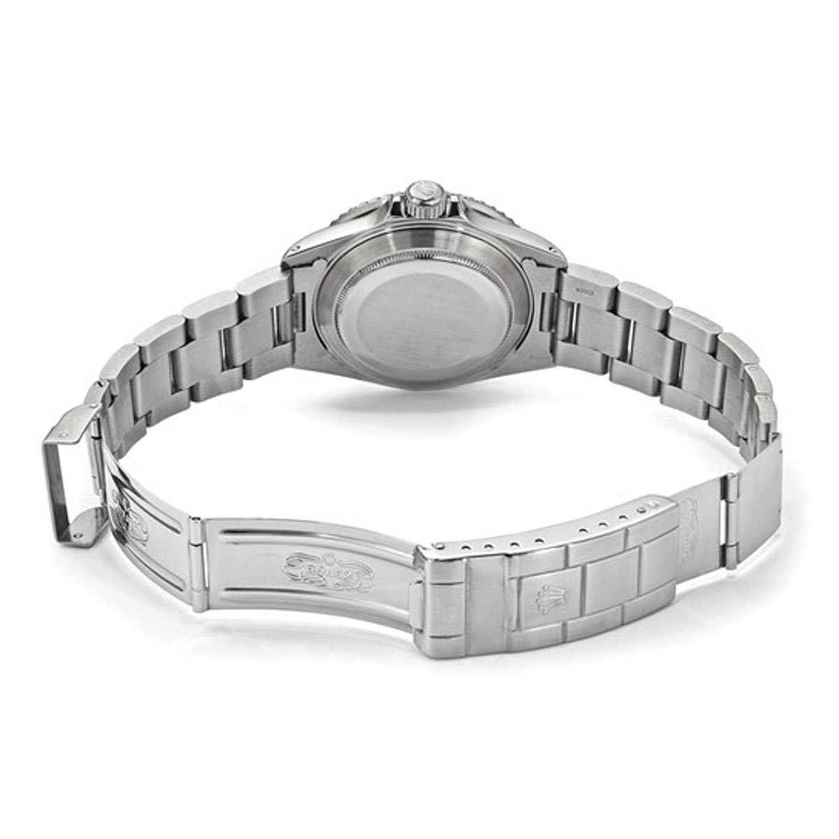 Pre Owned Rolex Oyster Perpetual Submariner Watch with Black Dial and Stainless Steel Oyster Bracelet (automatic movement)
