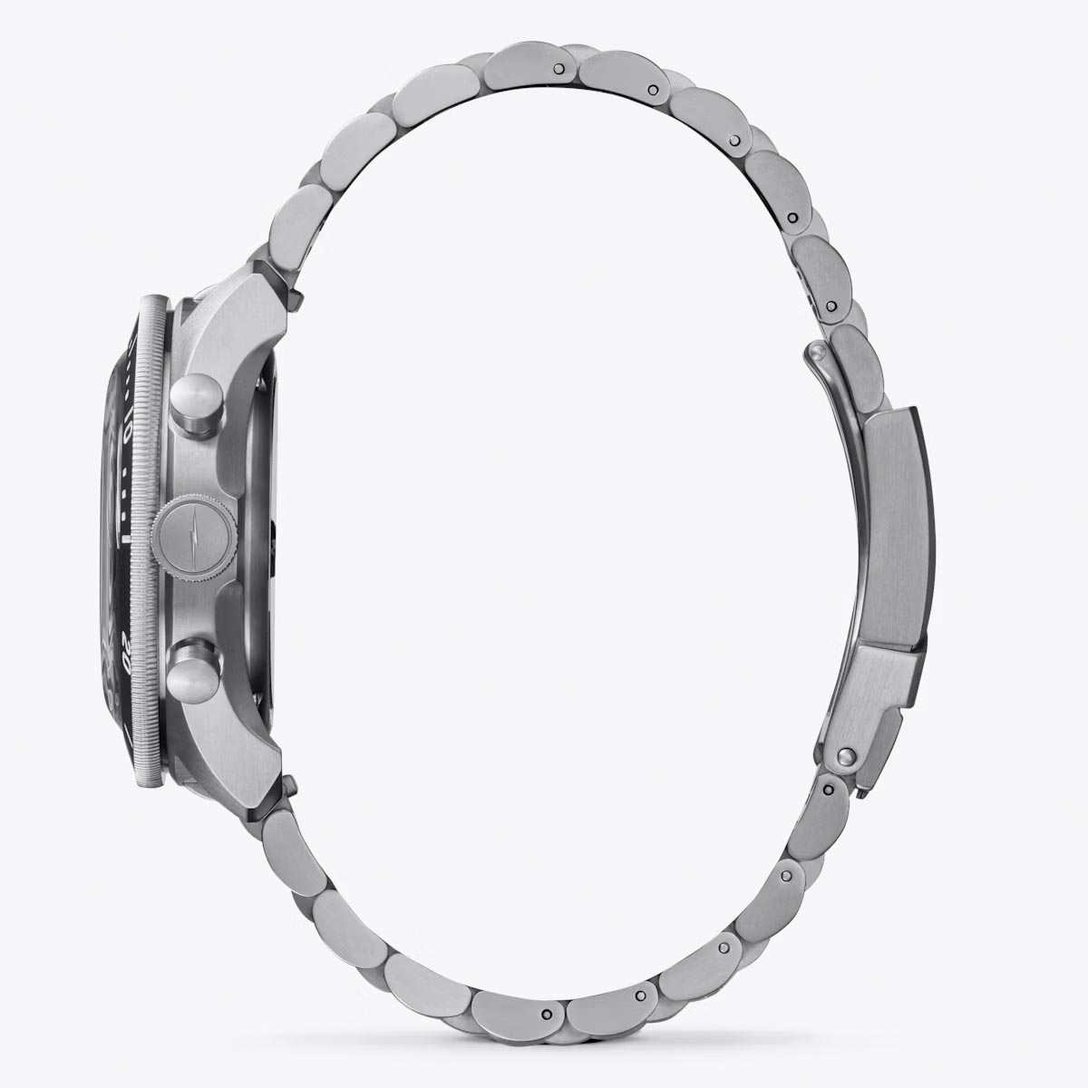 Shinola Mooncraft Monster Apollo 11 Chronograph Mens Watch with Sea Blue Dial and Titanium Bracelet (manual movement)