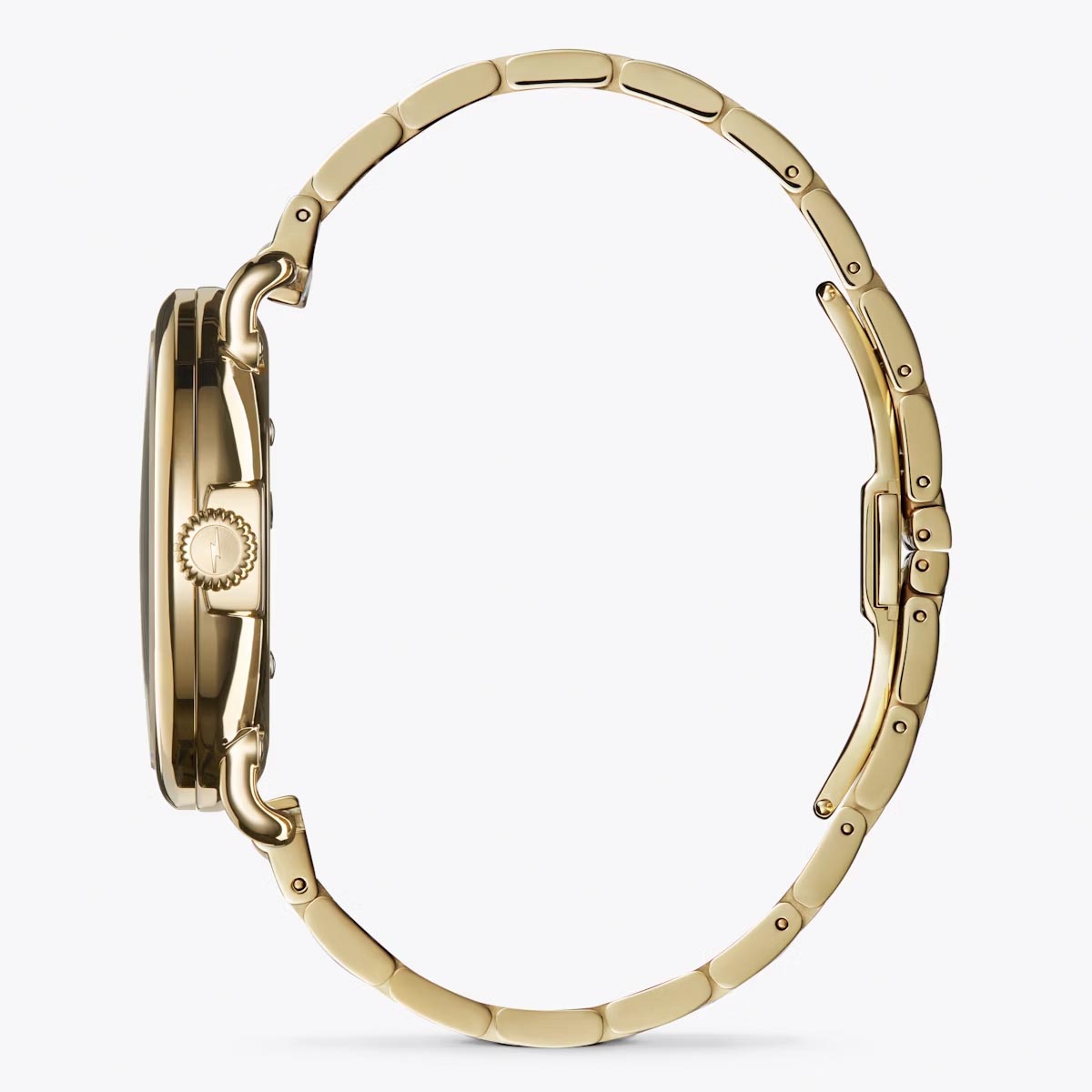 Shinola Runwell Mens Watch with Green Dial and Gold Tone Stainless Steel Bracelet (quartz movement)