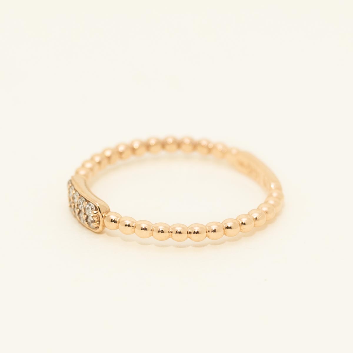 Diamond Stacking Ring in 14kt Rose Gold (1/20ct tw)