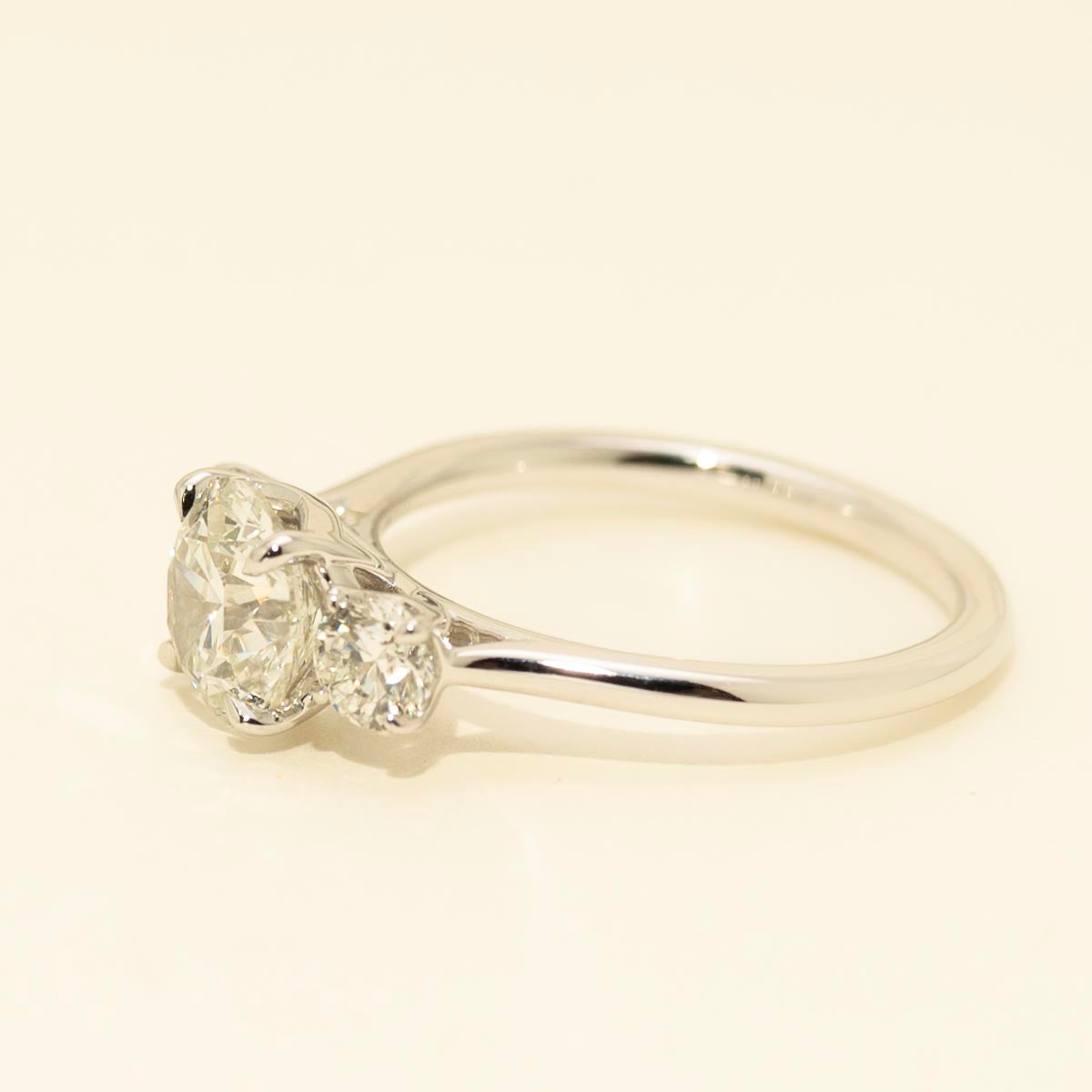 Diamond Three Stone Engagement Ring in 18kt White Gold (2ct tw)