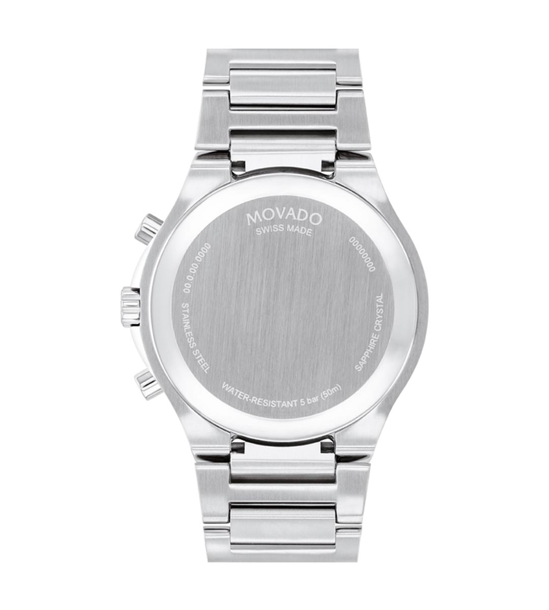 Movado SE Chronograph Mens Watch with Green Dial and Stainless Steel Bracelet (Swiss quartz movement)