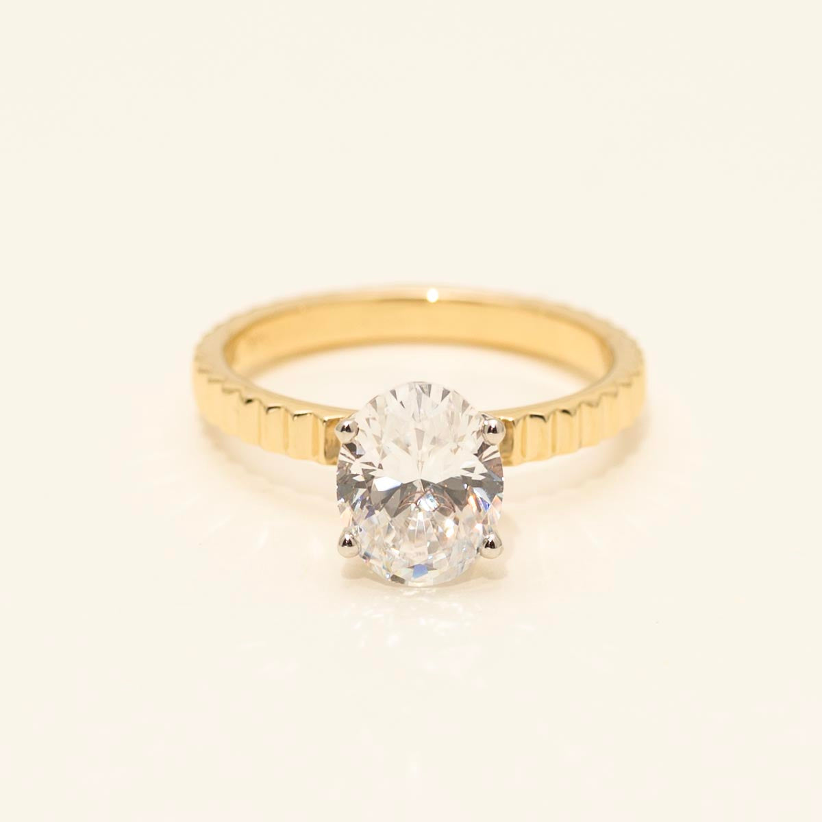 Martin Flyer Diamond Engagement Ring Setting in 14kt Yellow Gold (1/20ct tw)