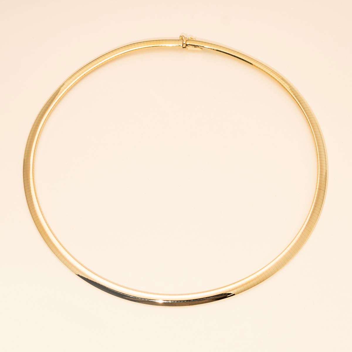 Estate Omega Chain Necklace in 14kt Yellow Gold