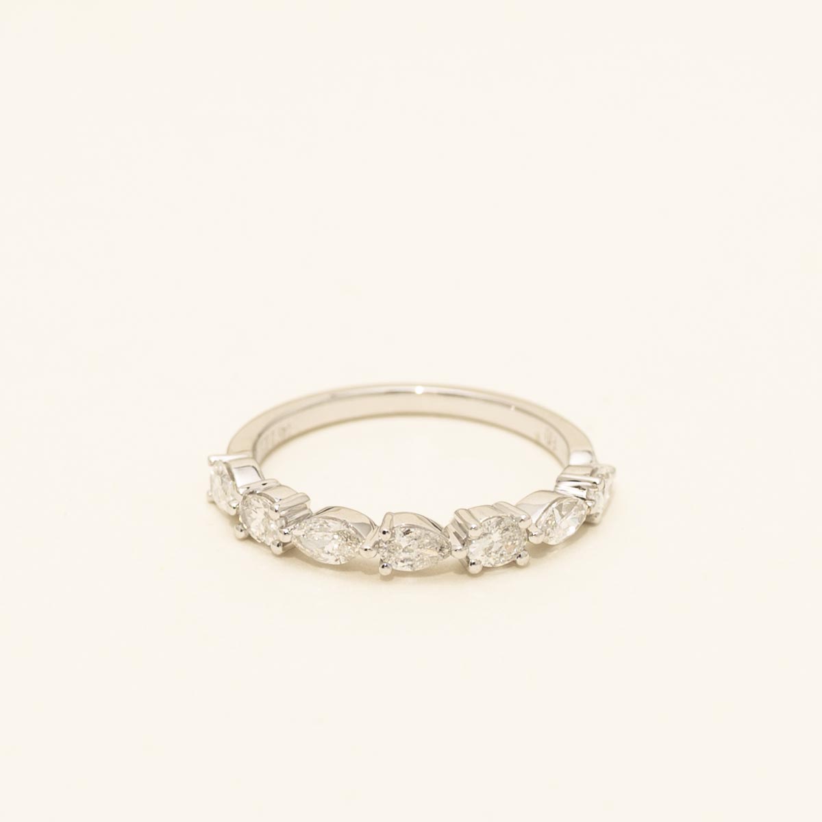 Diamond Multi Shaped Band in 14kt White Gold (7/8ct tw)
