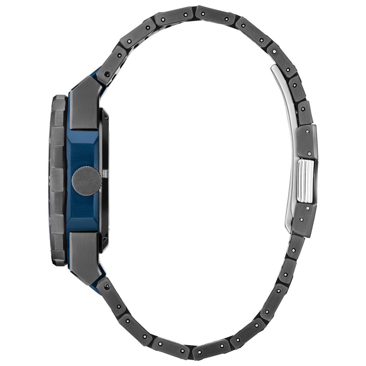 Citizen Series8 880 GMT Mens Watch with Blue Dial and Two Toned Stainless Steel Bracelet (automatic movement)