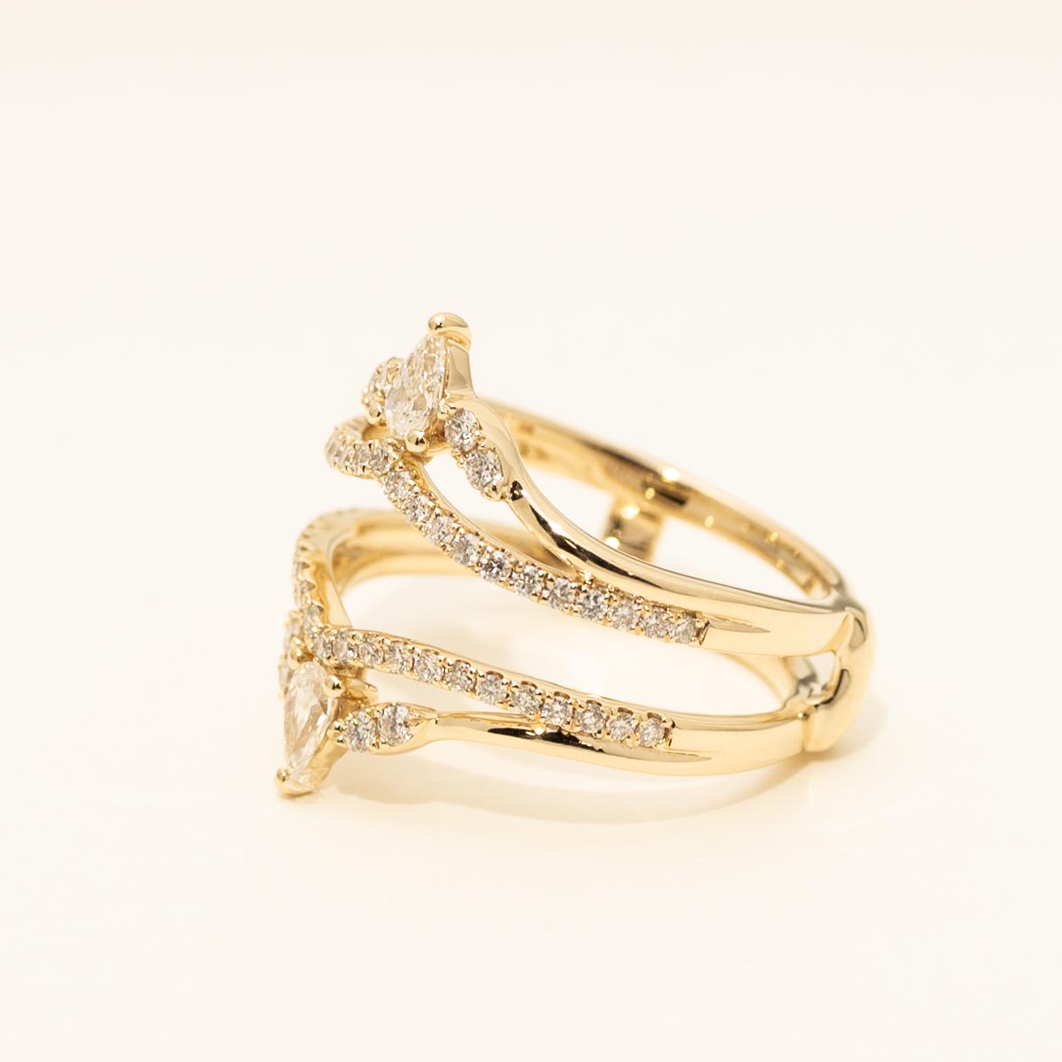 Diamond Wedding Ring Insert in 14kt Yellow Gold (3/4ct tw)