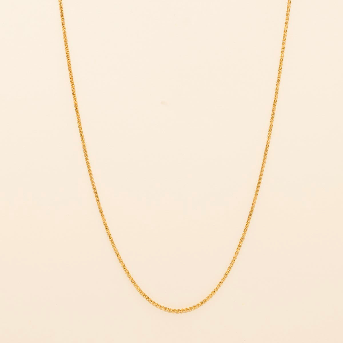 Estate Wheat Chain in 14kt Yellow (18 inches and 1.3mm wide)