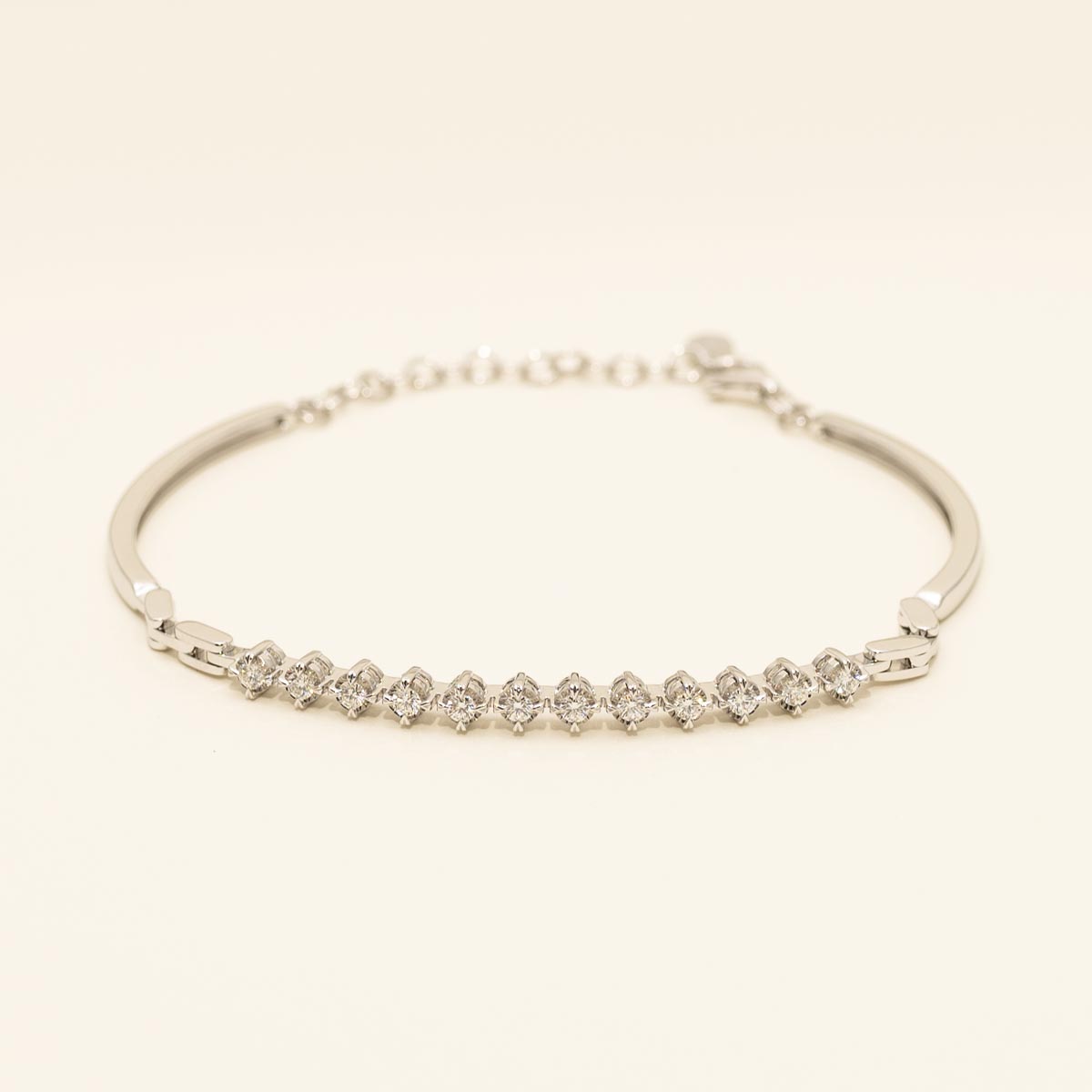 Memoire Essentials Diamond Bracelet in 18kt White Gold (1/3ct tw)