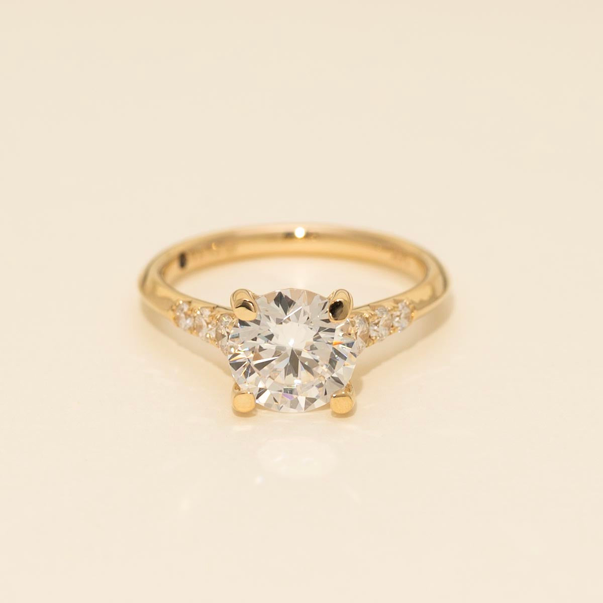 Fana Classic Diamond Engagement Ring Setting in 14kt Yellow Gold (5/8ct tw)