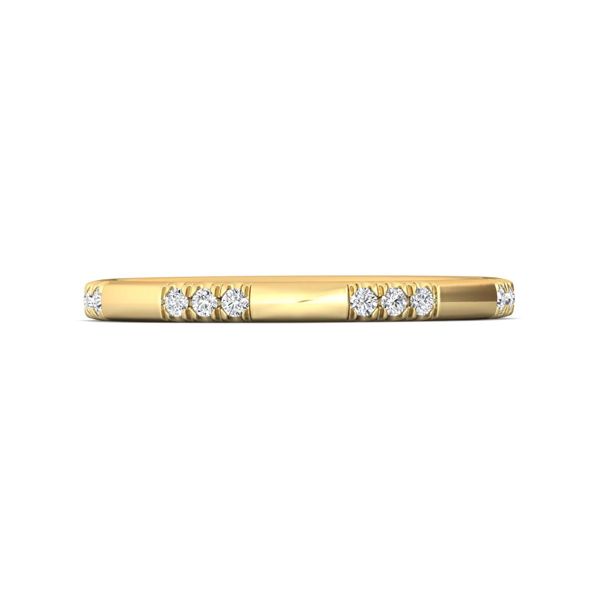 Martin Flyer Diamond Wedding Band in 14kt Yellow Gold (1/20ct tw)