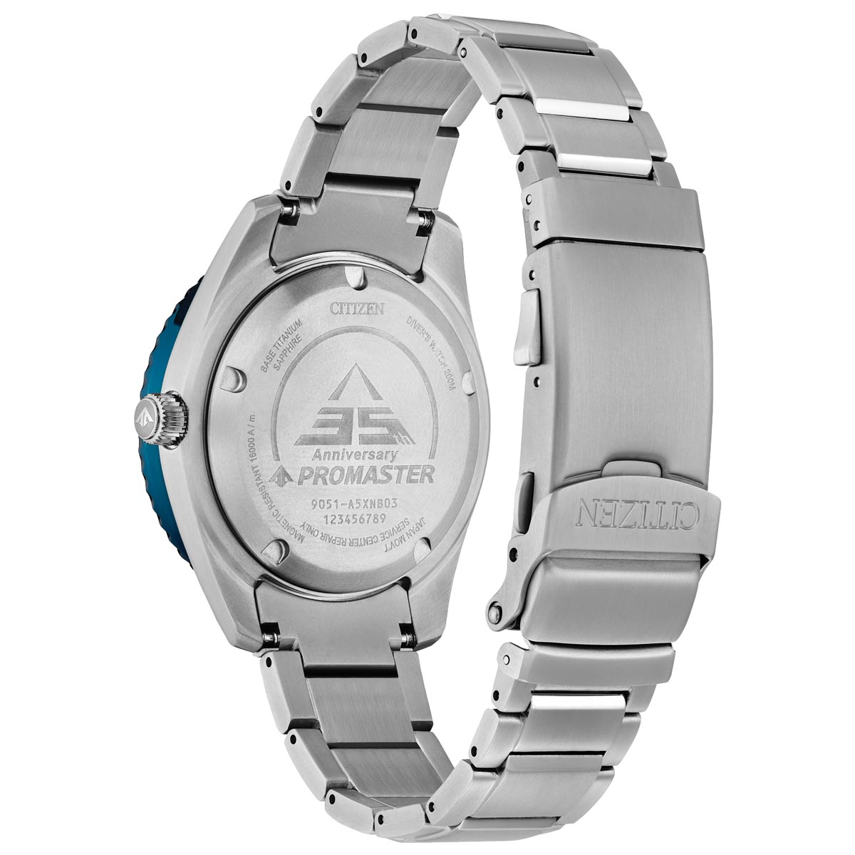 Citizen Promaster Fujitsubo Limited Edition Mens Watch with Blue Dial and Super Titanium™ Bracelet (automatic Movement)