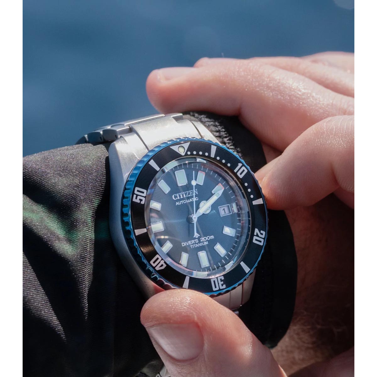 Citizen Promaster Fujitsubo Limited Edition Mens Watch with Blue Dial and Super Titanium™ Bracelet (automatic Movement)