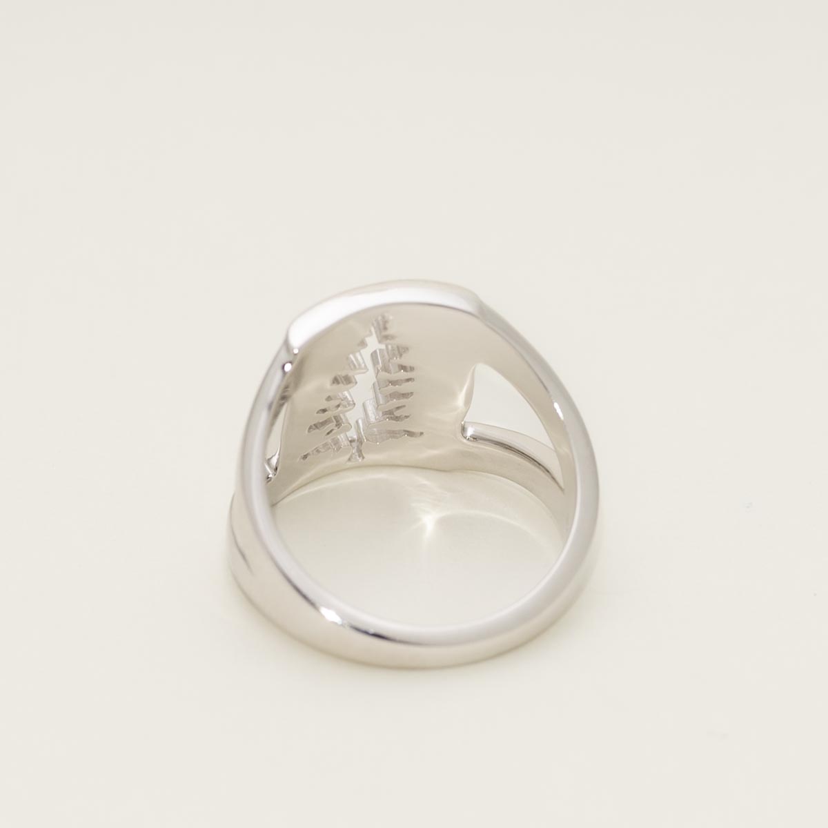 Pine Tree Cutout Ring in Sterling Silver (size 7)