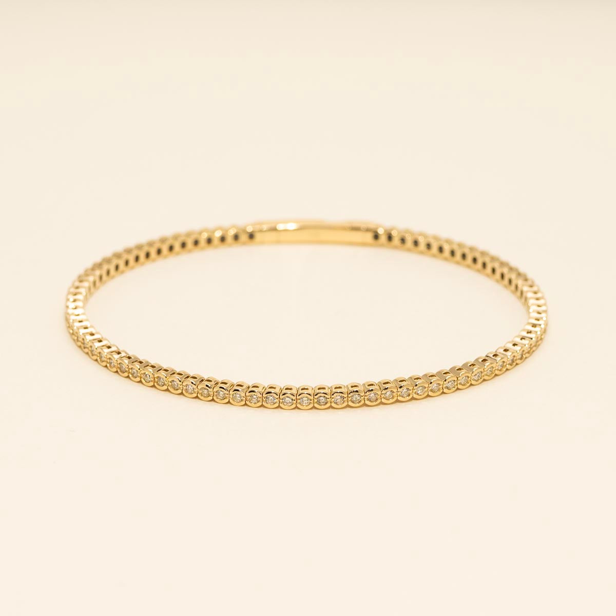 Diamond Flexible Bracelet in 14kt Yellow Gold  (7/8ct tw)