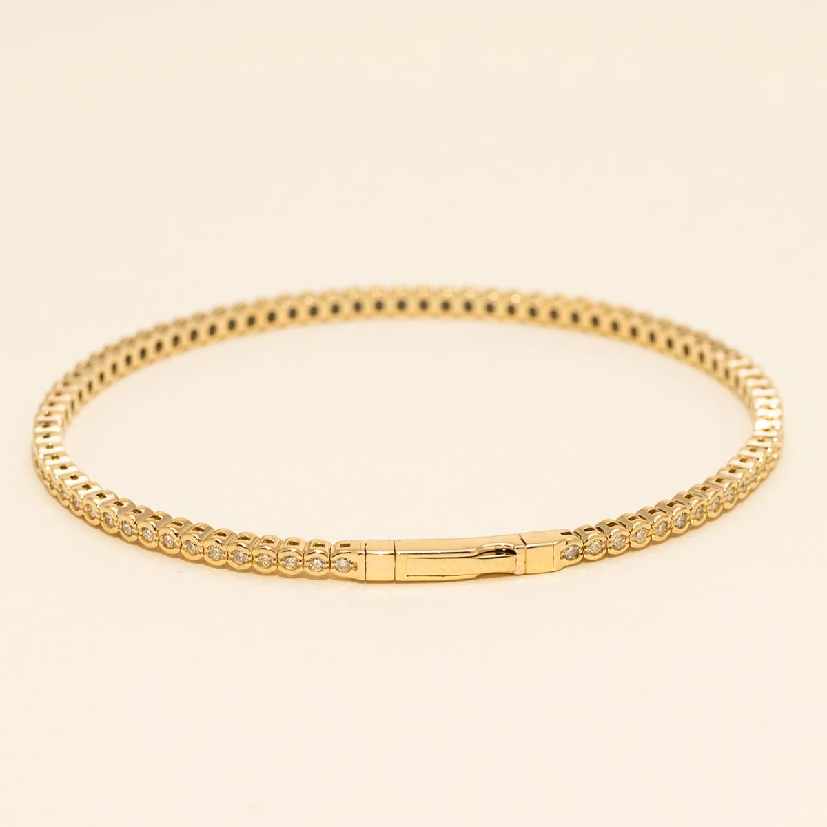 Diamond Flexible Bracelet in 14kt Yellow Gold  (7/8ct tw)