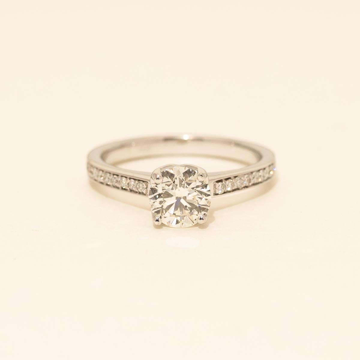 Forevermark Diamond Engagement Ring in 14kt White Gold (1 1/7ct tw)