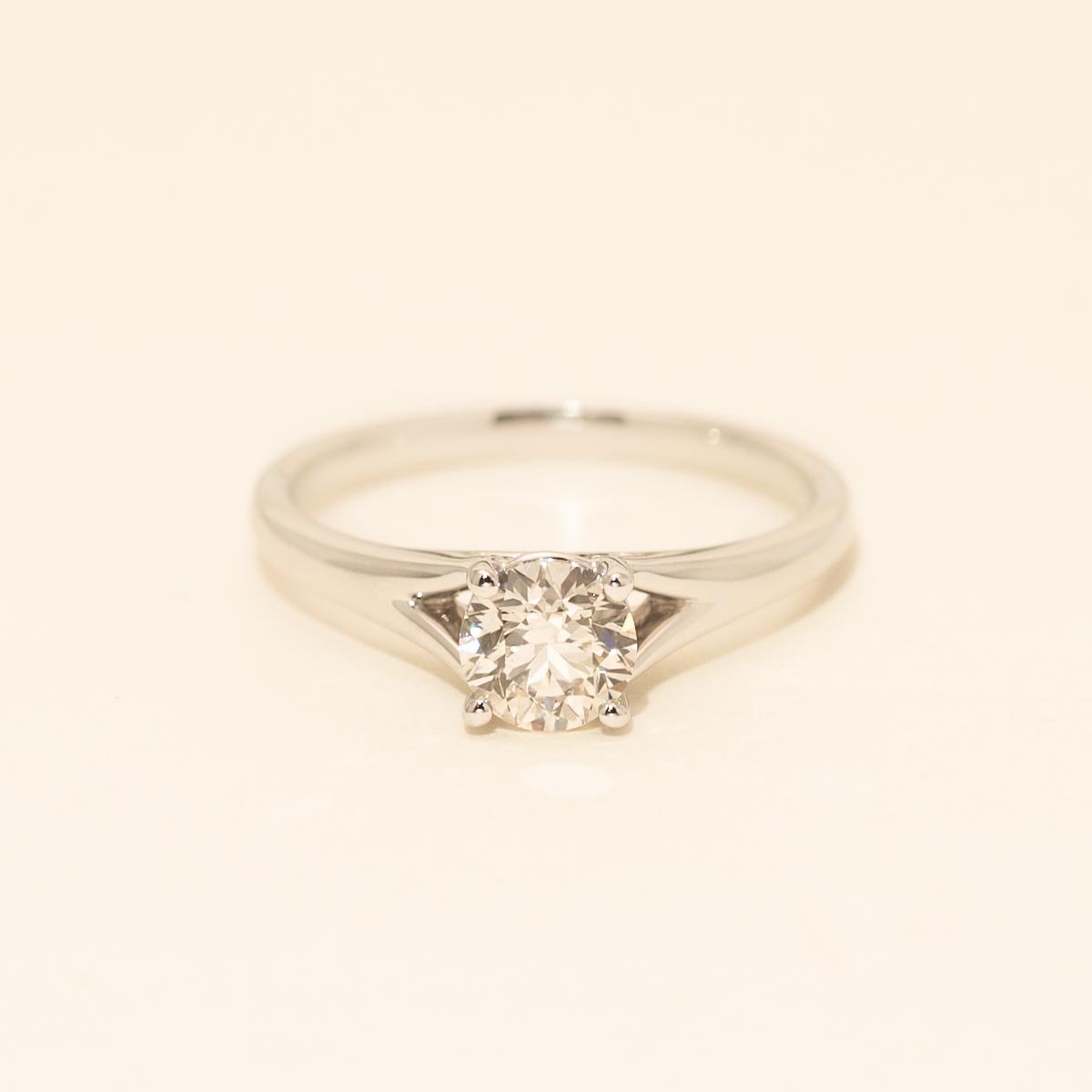 Diamond Solitaire Engagement Ring in 14kt White Gold (3/4ct)