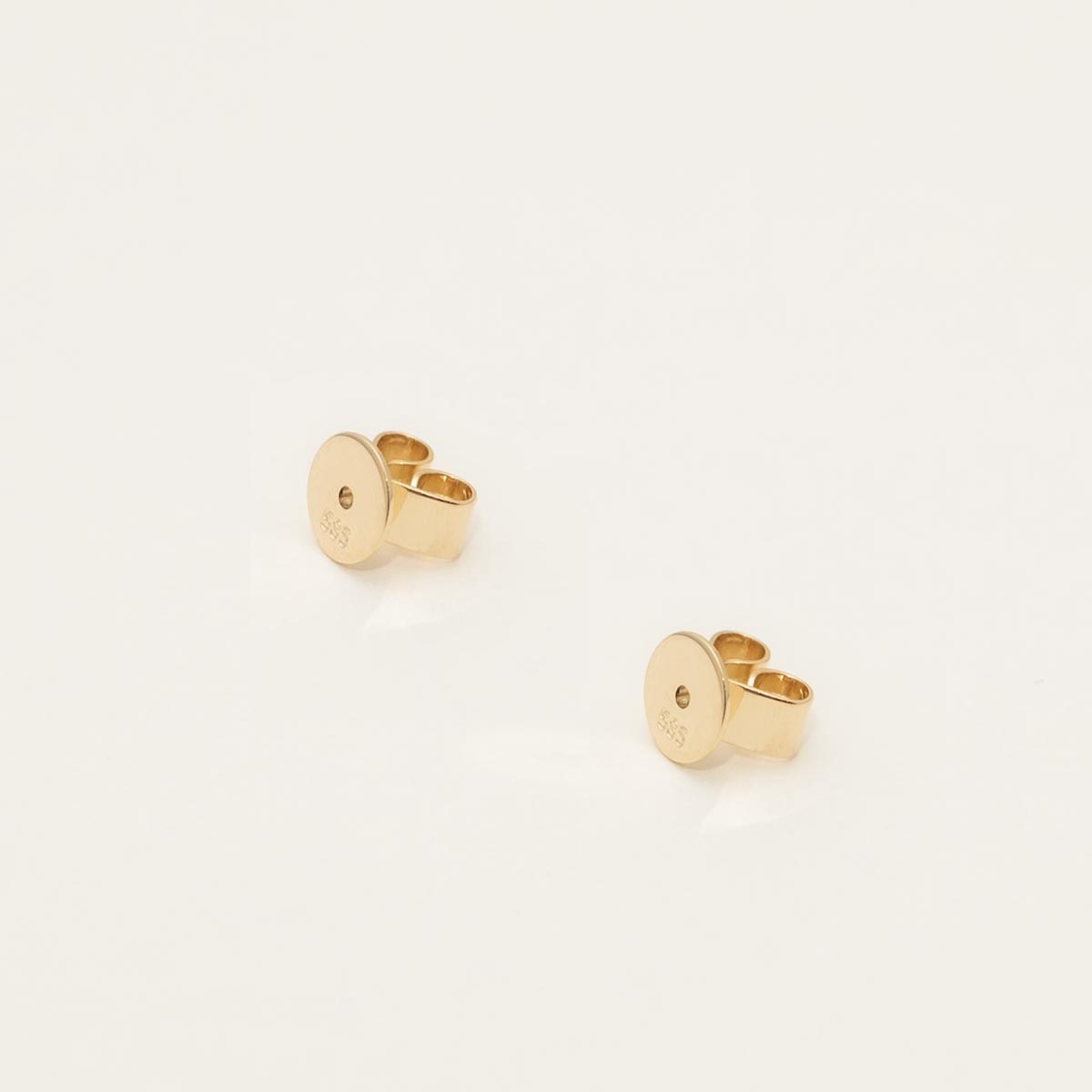 Grooved Hoop Earrings in 14kt Yellow Gold