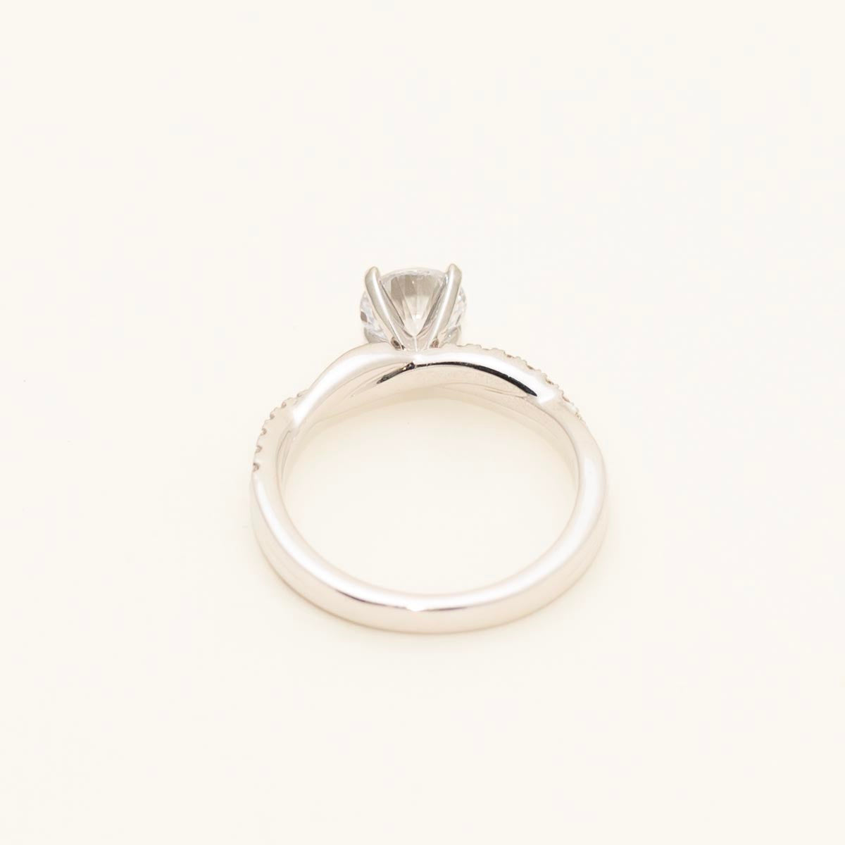 Diamond Engagement Ring Setting in 14kt White Gold (1/5ct tw)