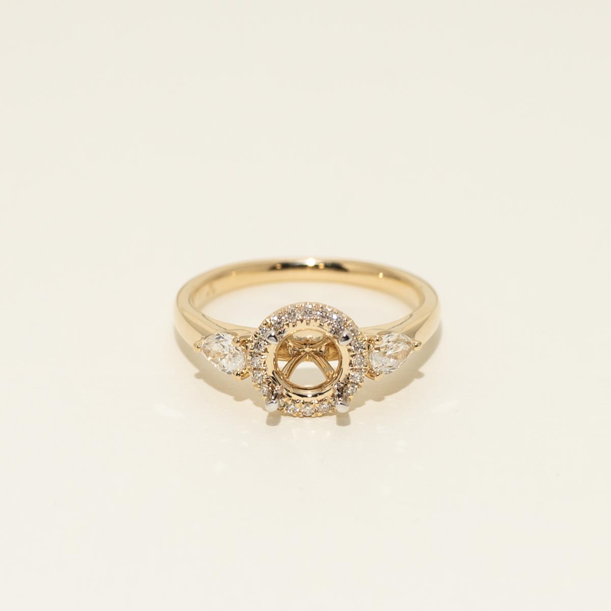 Diamond Engagement Ring Setting in 14kt Yellow Gold (1/2ct tw)