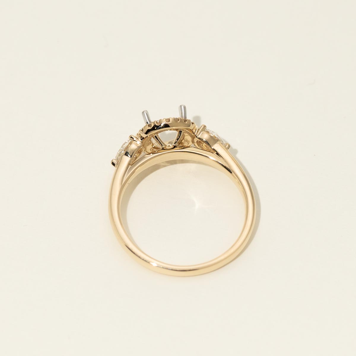 Diamond Engagement Ring Setting in 14kt Yellow Gold (1/2ct tw)