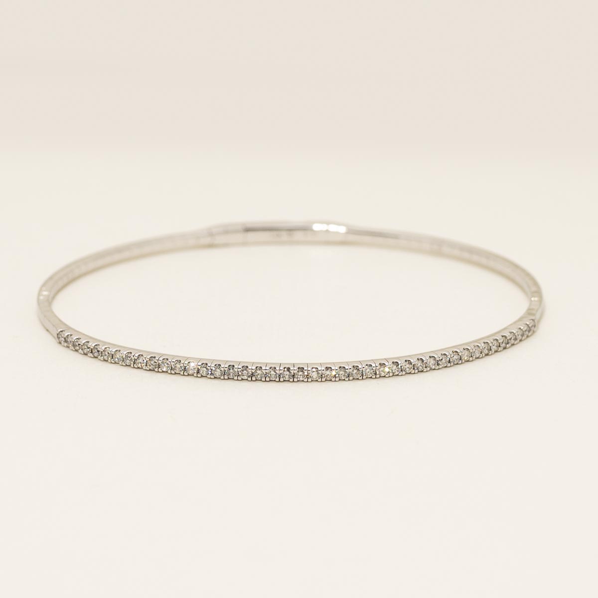 Diamond Flexible Bracelet in 14kt White Gold (1/2ct tw)