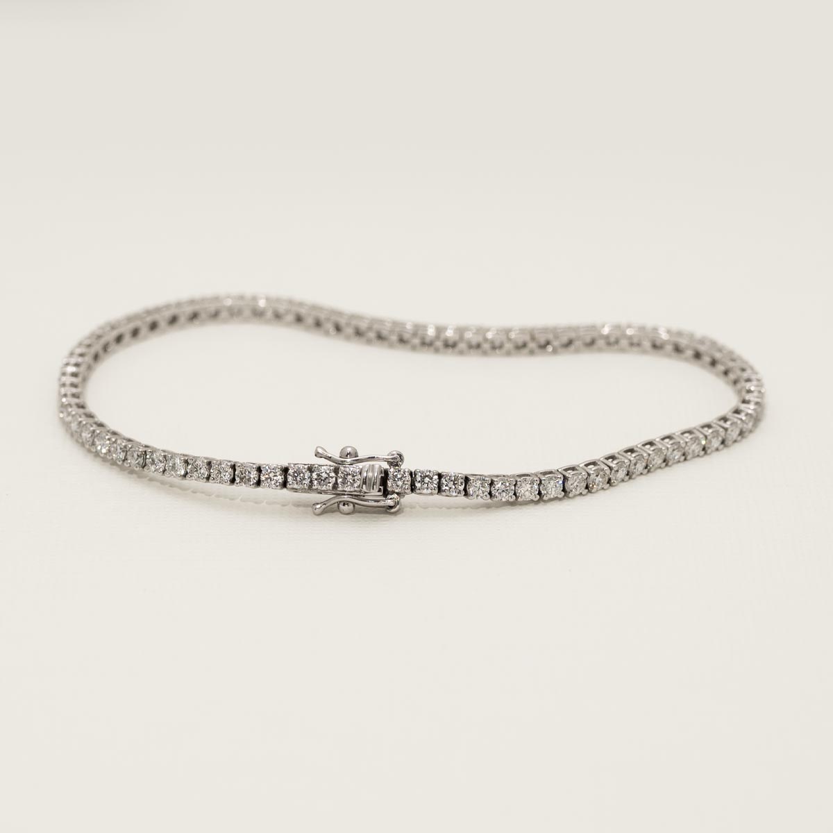 Diamond Tennis Bracelet in 14kt White Gold (3ct tw)