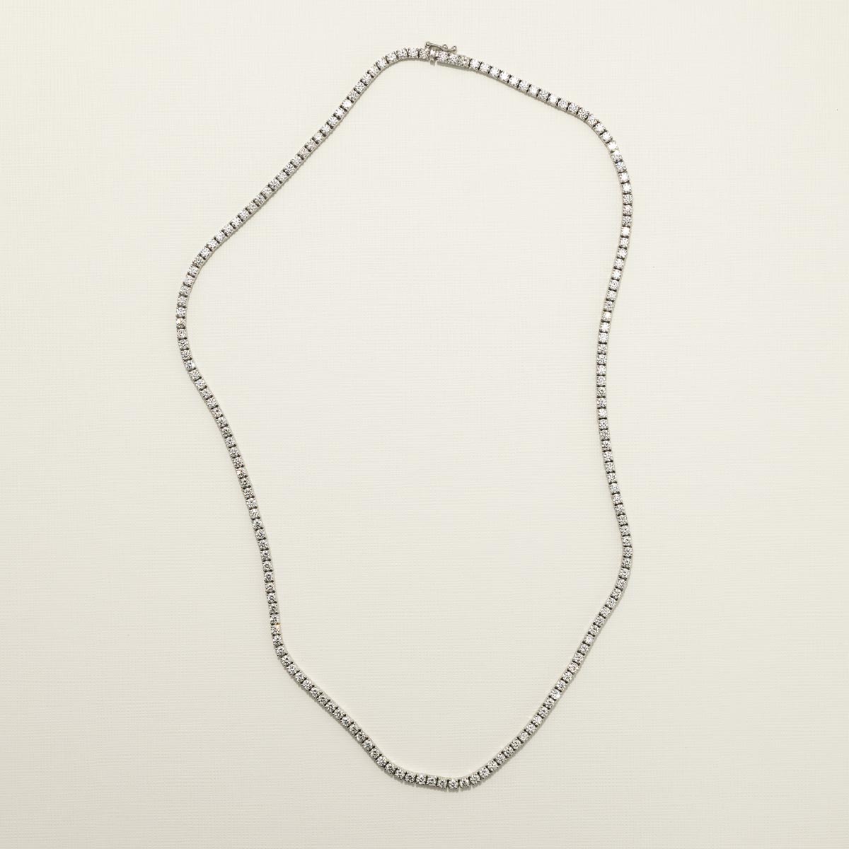 Diamond Tennis Necklace in 14kt White Gold (8 1/2ct tw)