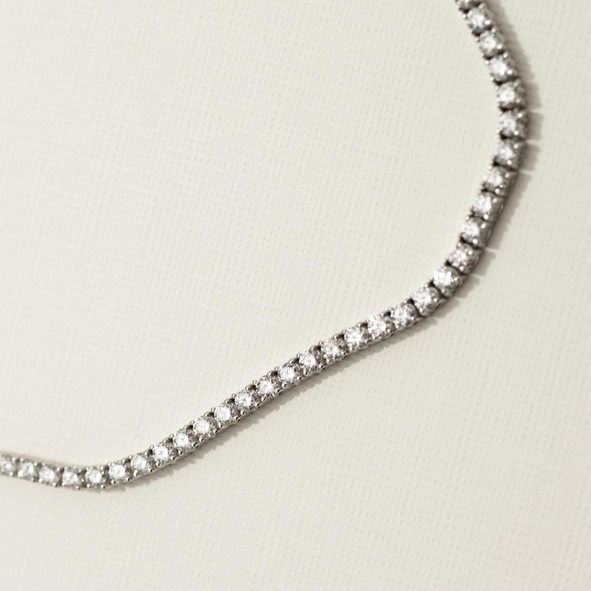 Diamond Tennis Necklace in 14kt White Gold (8 1/2ct tw)