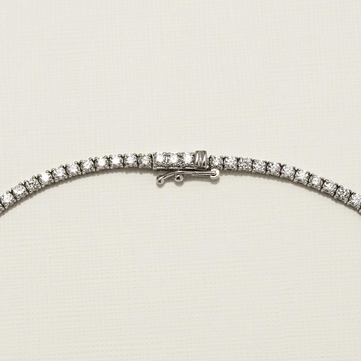 Diamond Tennis Necklace in 14kt White Gold (6 3/4ct tw)