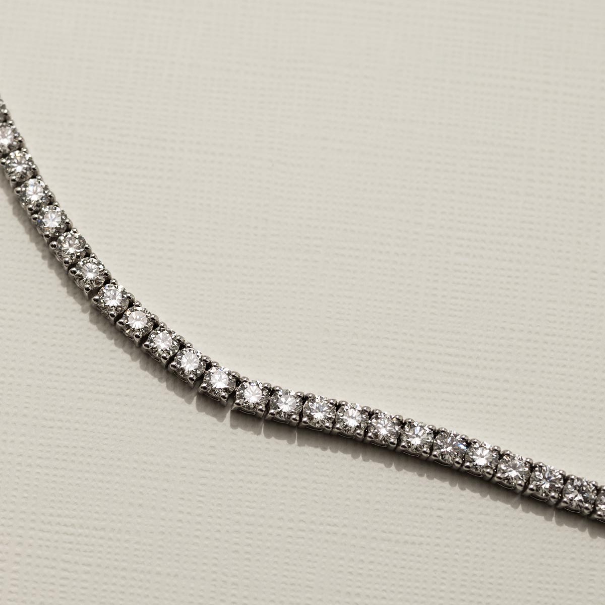 Diamond Tennis Necklace in 14kt White Gold (12 1/4ct tw)