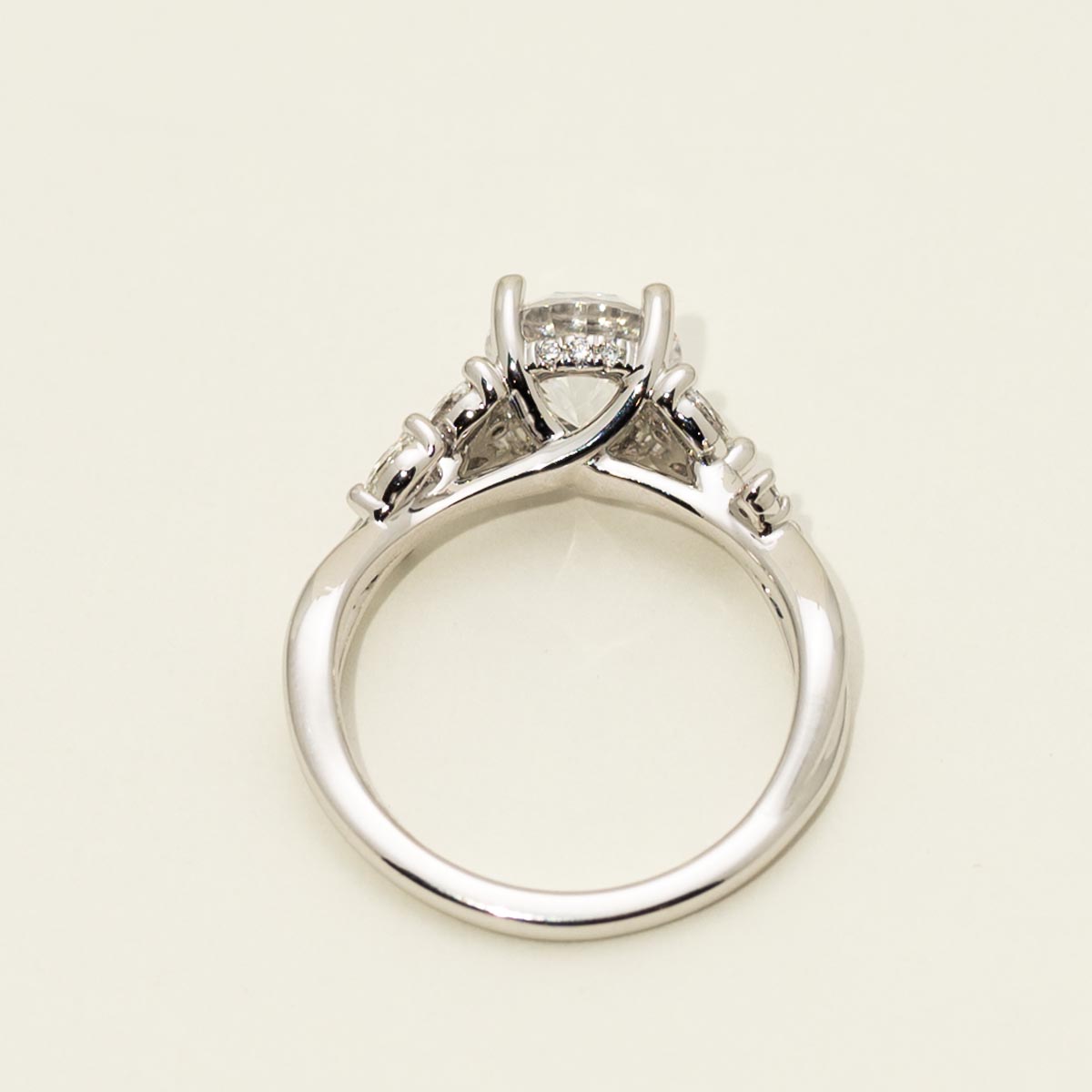 Diamond Engagement Ring Setting in 14kt White Gold (1/3ct tw)