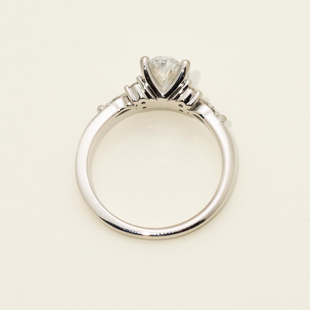 Diamond Engagement Ring Setting in 14kt White Gold (1/4ct tw)