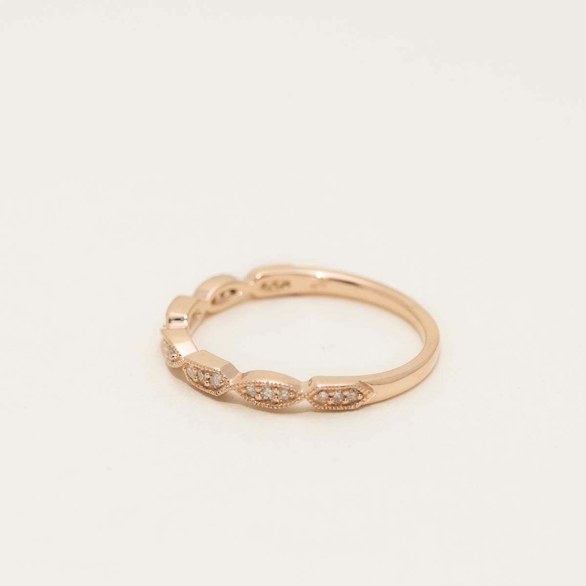 Diamond Stackable Ring in 10kt Rose Gold (1/10ct tw)