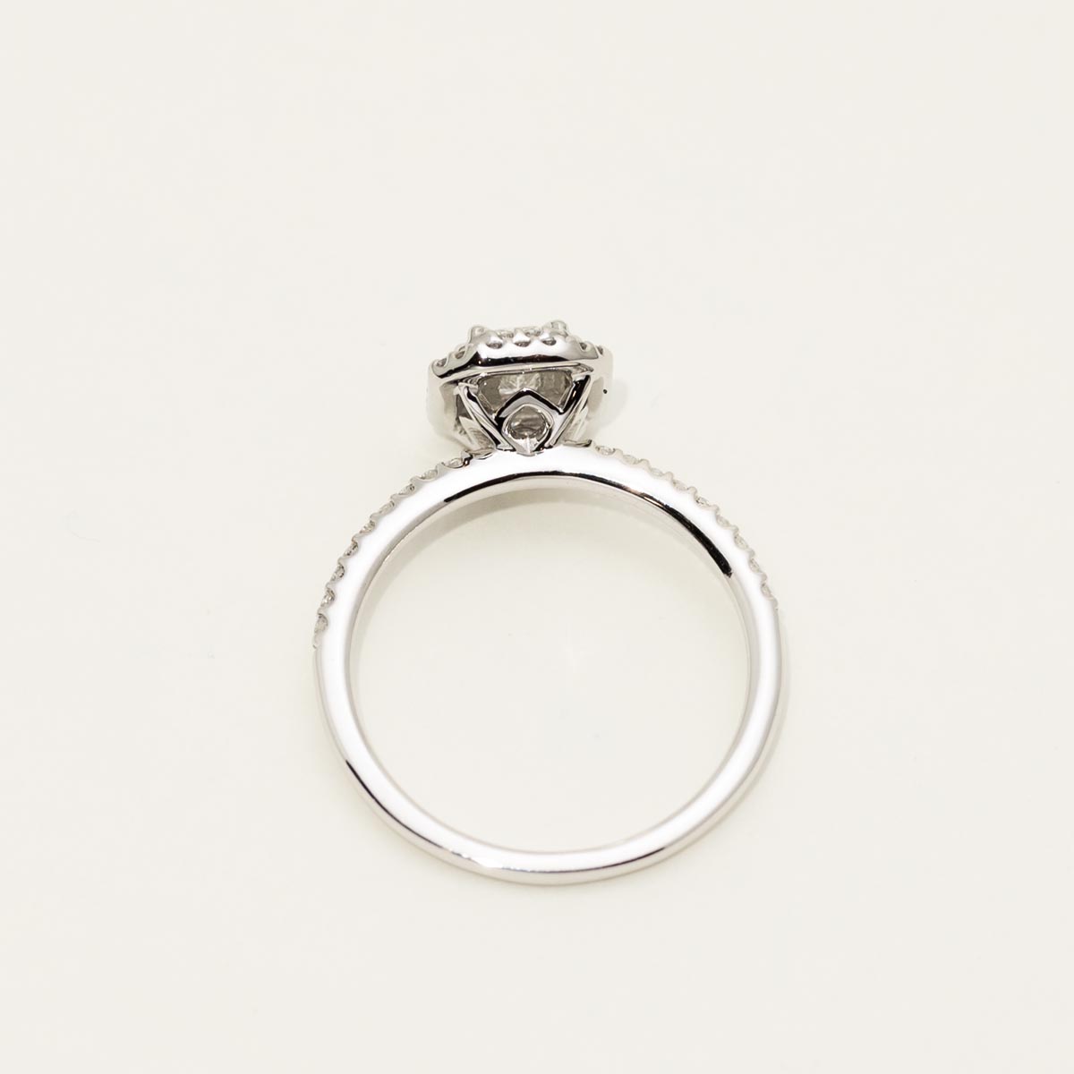 Emerald Cut Diamond Halo Engagement Ring in 14kt White Gold (5/8ct tw)